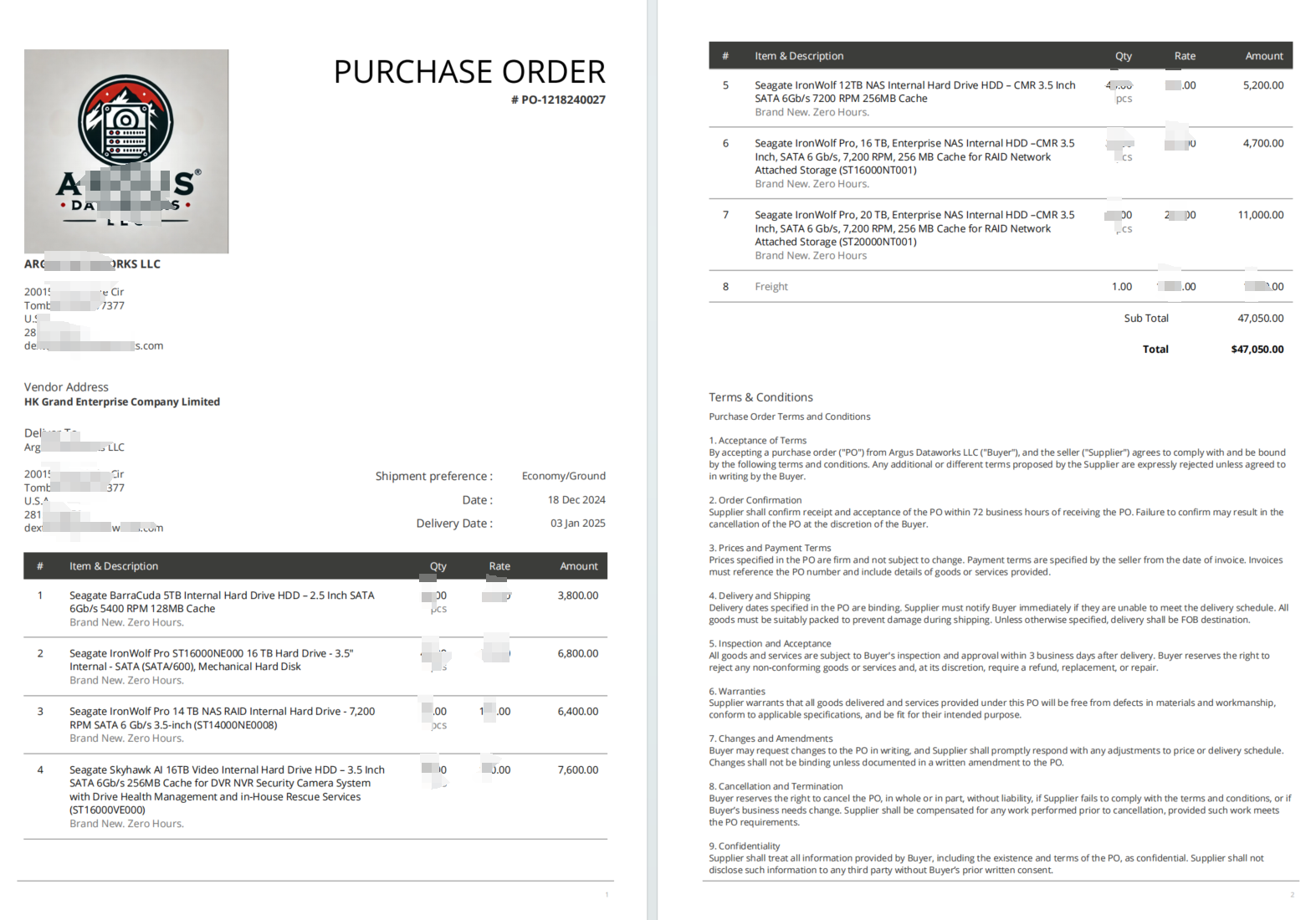 Purchase Order