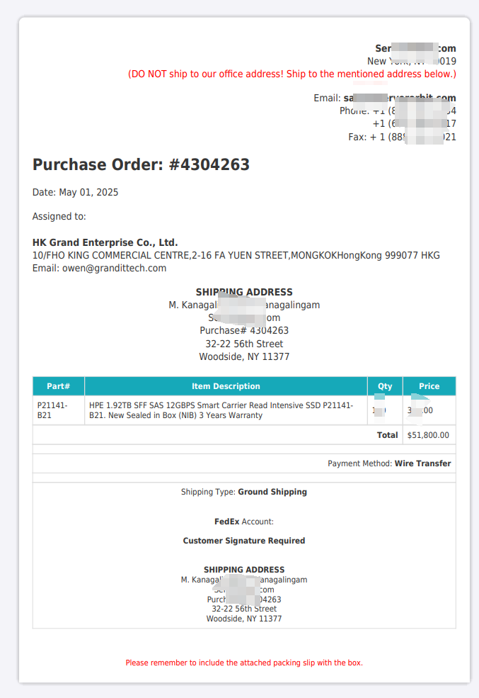 Purchase Order