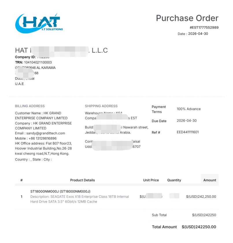 Purchase Order